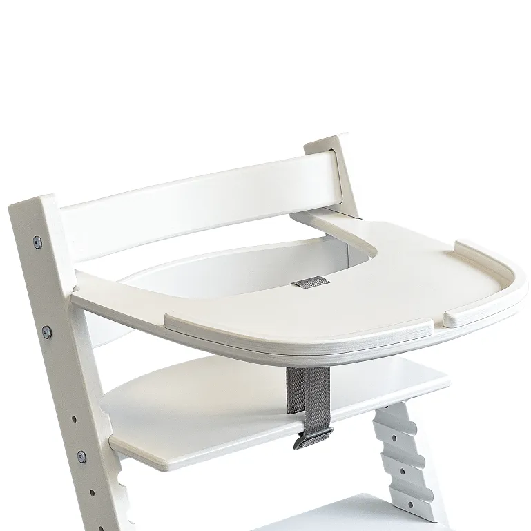 Плоский столик с бортиками — Белый