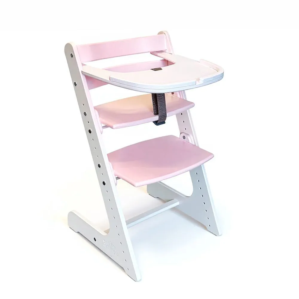 Стульчик для кормления Комфорт PRO — Белый-сакура | Конёк Горбунёк™