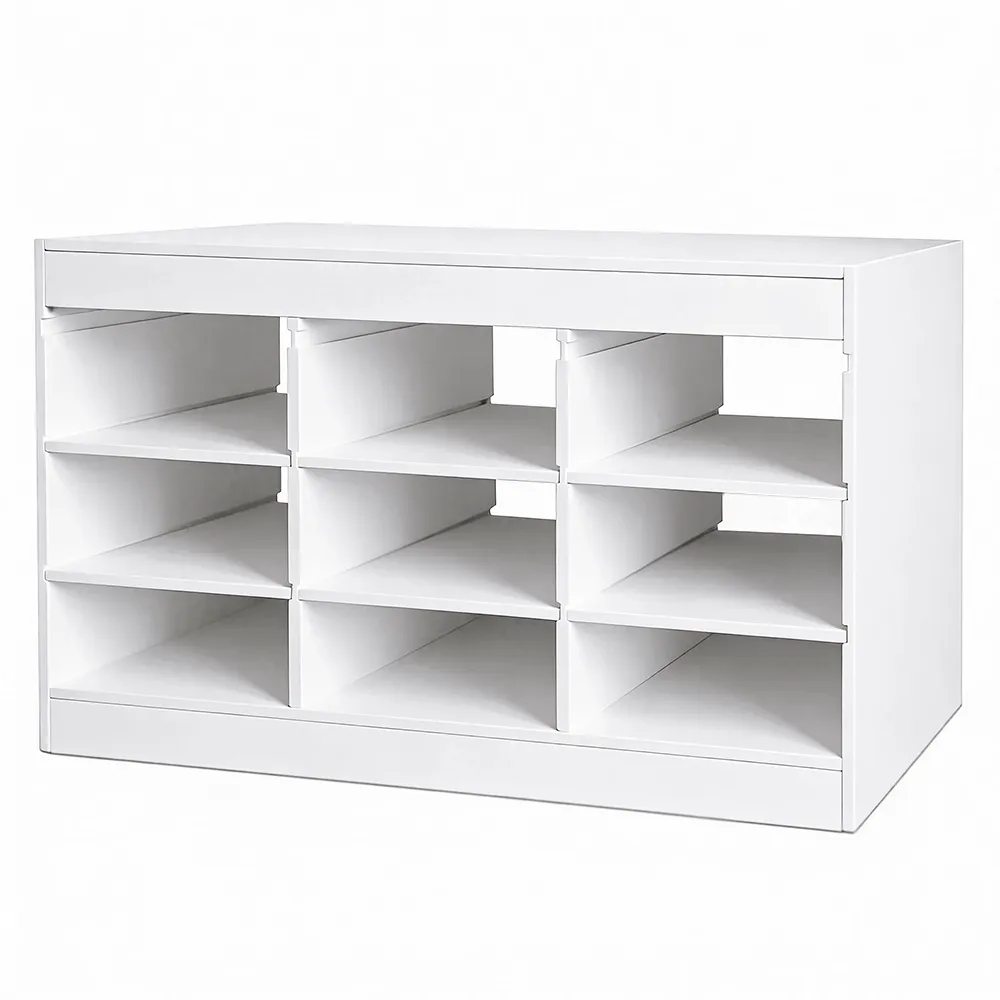 Стеллаж КОМБИ горизонтальный белый