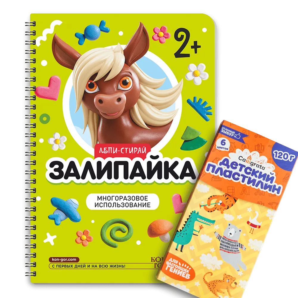 Книга развивающая Залипайка 2+ 