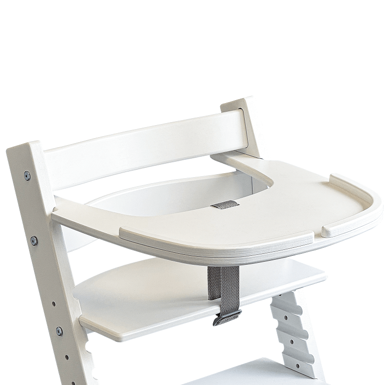 Плоский столик с бортиками — Белый