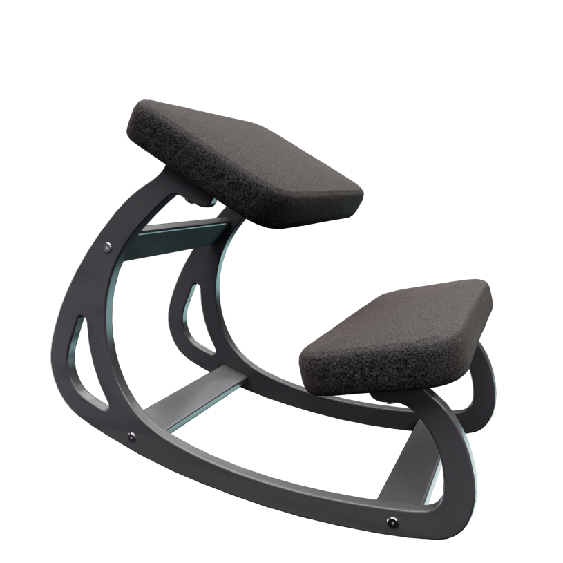 Коленный стул “Баланс”, мдф — Серый