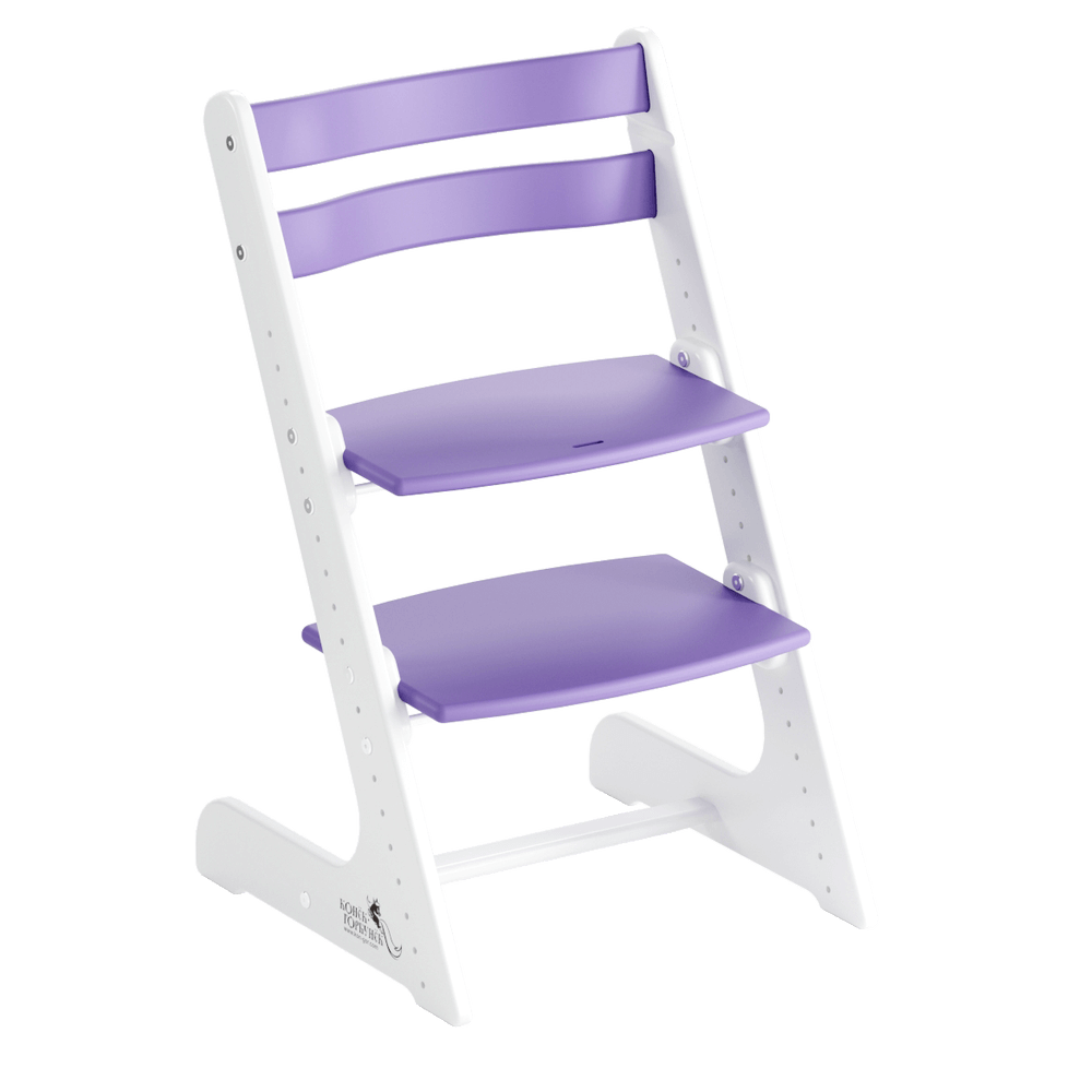 Растущий стул Комфорт PRO — Бело-сиреневый