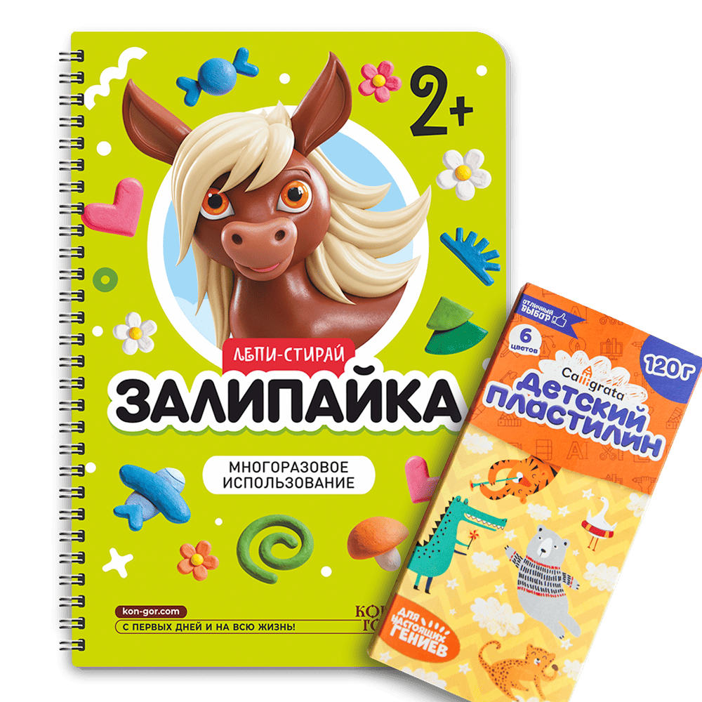 Книга развивающая Залипайка 2+ 